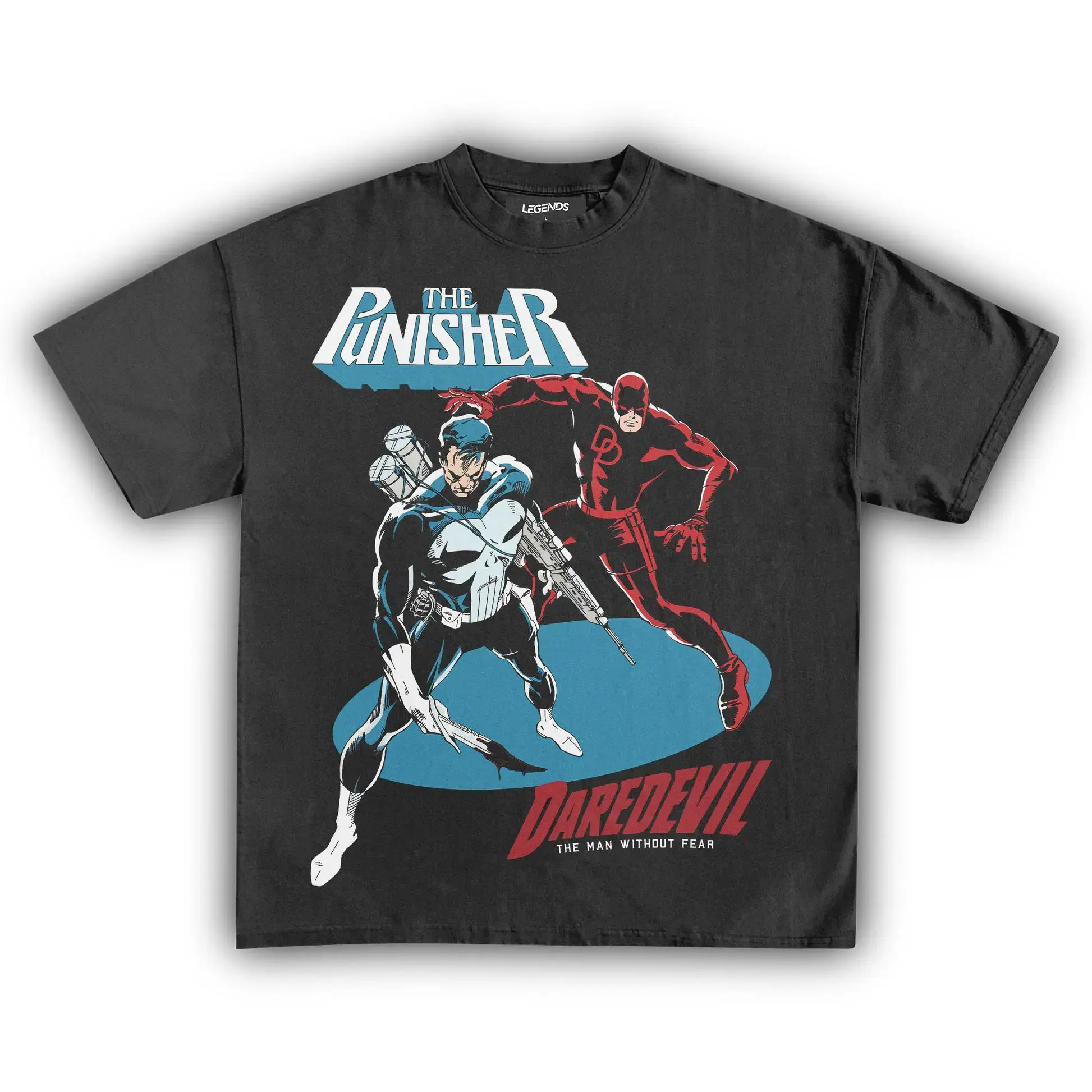 THE PUNISHER VS.DAREDEVIL T-SHIRT, GIFT FOR FANS, GIFT FOR HER, GIFT FOR HIM Fit Everyday