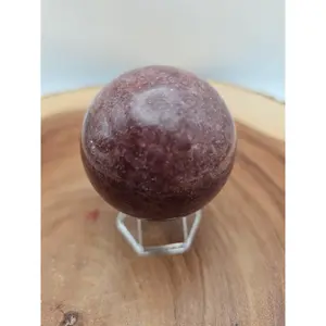 Strawberry Quartz Crystal Sphere 260g 55mm