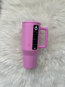 HydroJug Traveler Double Wall Vacuum Insulated Stainless Steel Tumbler 32oz / 40oz with Straw Lid and Handle, Reusable Travel Cup for Cold Drinks