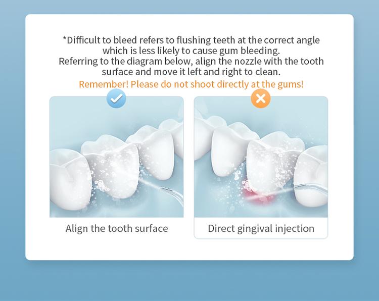 DILIEN Water Flosser for Teeth - Cordless Portable Oral Irrigator, Powerful and Rechargeable Whitening Tablets