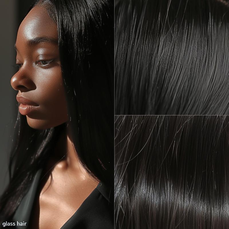 WearNGO 14 Inch Straight Clip in Hair Extensions 4 Pcs Set, 135g Super Thick Synthetic Hairpieces with Lace Weft, Double Weft Heat Resistant Natural Hair for Women (Multiple Colors)