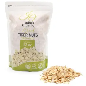 Julia’s Organic Sliced Tiger Nuts - Ready to eat healthy Snack