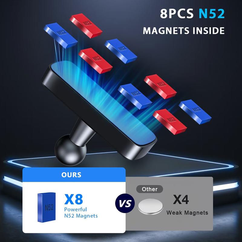 PUKEGM Magnetic Phone Holder Mount for Gym,360° Adjustable Magnet Phone Mount Attach to Metal Surface,Fitness Equipment Accessories for Home Gym,Golf Cart Accessories,Best Gift for Men & Women