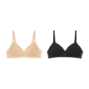 Hanes Oh So Light Women's T-Shirt Bra Pack, 2-Pack, Wireless Convertible