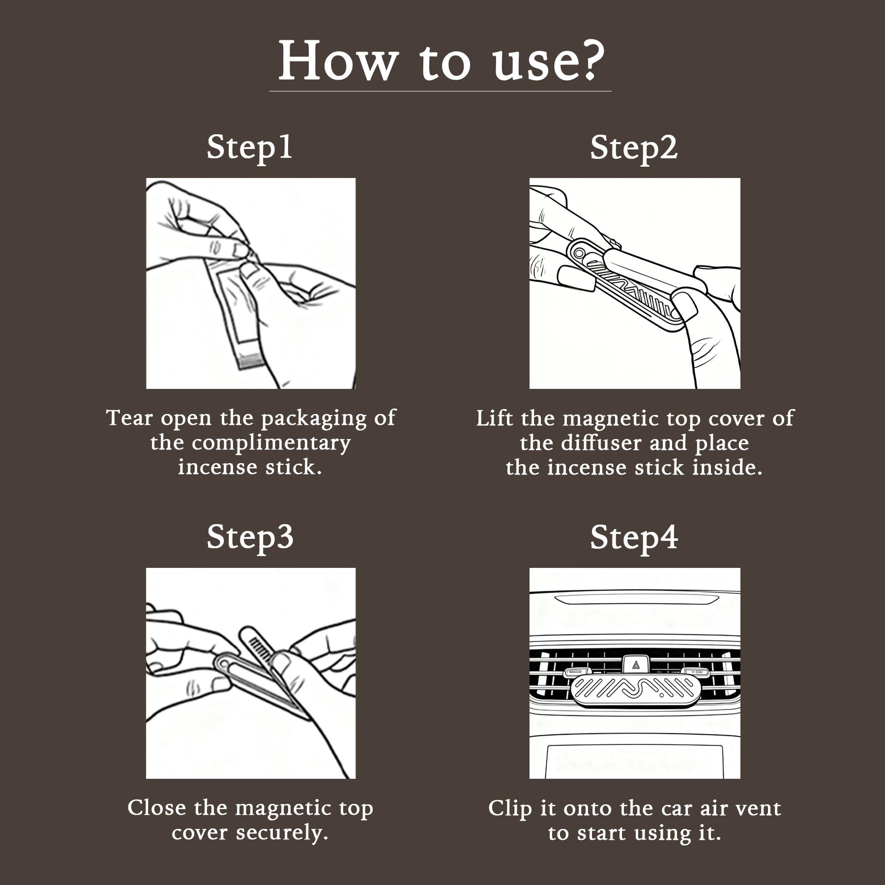 FANCYSPACE 7-in-1 Car Air Freshener Long Lasting, 3-Month Long-Lasting Old Money Style Natural Wood Car Air Freshener – Magnetic Clip, Premium Scent, Christmas Limited Gift Edition