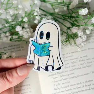 Ghost Reading ACOTAR Sticker