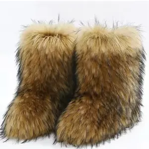 Fur boots