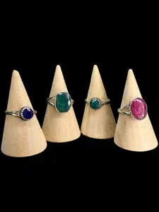 Semi-Precious Stone Sterling Silver Rings