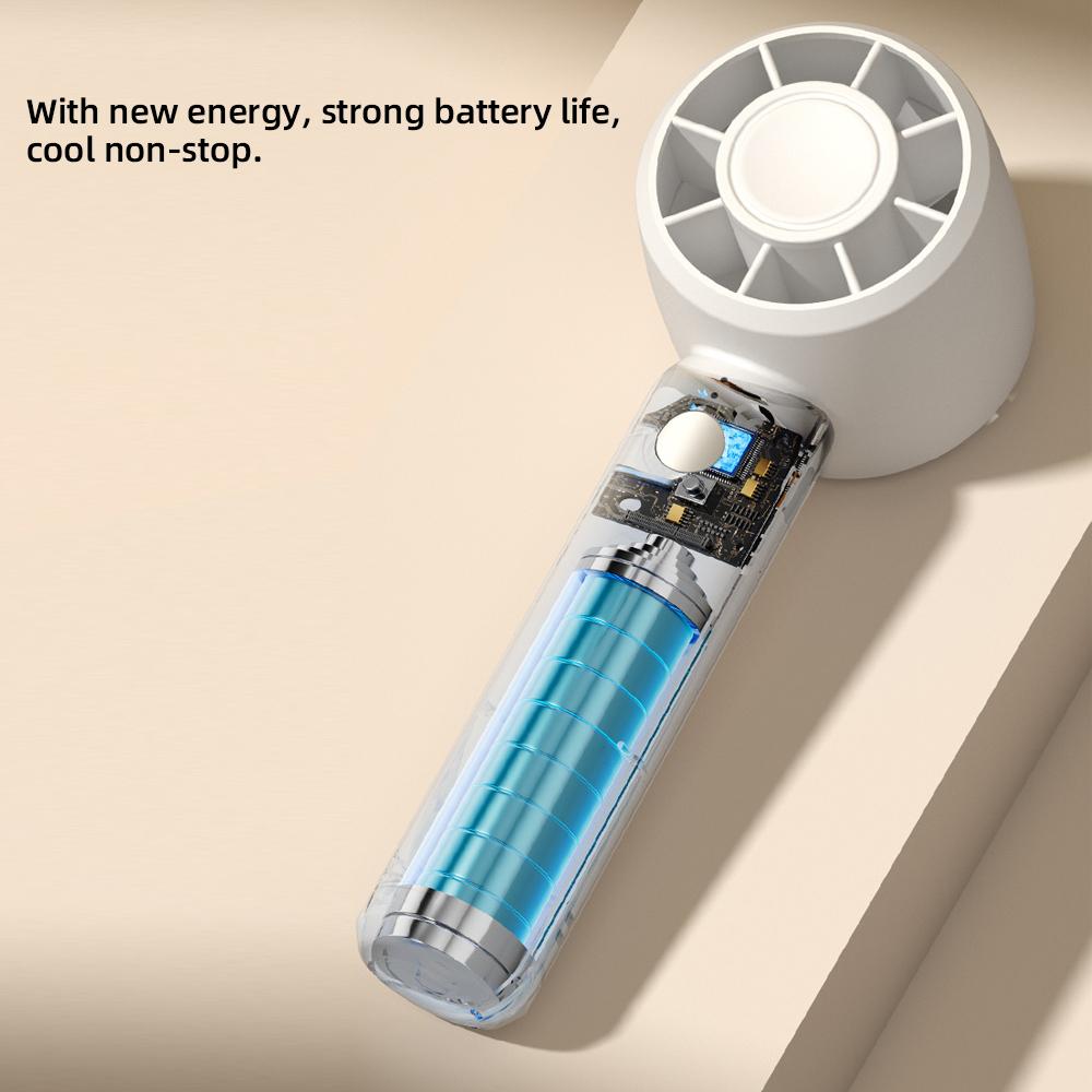 Electric Mini Fan Refrigeration Handheld Fan USB Rechargeable Portable Cooling Fan Air Cooler with Compact Design