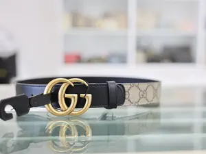 Pre-owned GUCCI BELT GG 625839