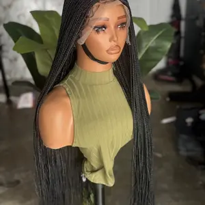 30 inches frontal human lace no straight frontal wig ready to ship all black.