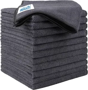 Professional Large Microfiber Car Drying Towels 2 Pack, Lint Free, Scratch Free, Highly Absorbent Drying Towel for Cars, SUVs, RVs, Trucks, and Boats,31" x 24", Black