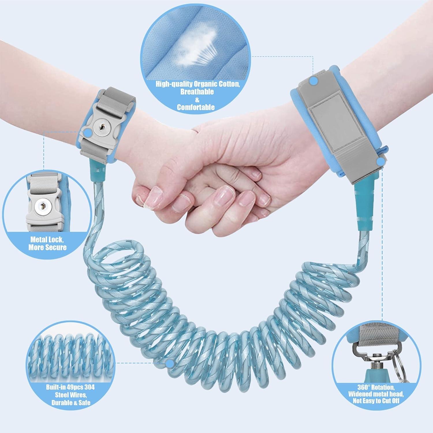 Anti-Lost Leash, Anti-Loss Wrist Strap, With Safety Belt and Key Chain, Rotating Headband Lock for Added Convenience and Safety, Outdoor Auxiliary Belt Anti-Lost Leash, Anti-Loss Wrist Strap, With Safety Belt and Key Chain, Rotating Headband Lock for Added Convenience and Safety, Outdoor Auxiliary Belt