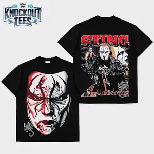 Sting Premium 2 Cotton T-Shirt, The Icon Graphic Tee, Stinger Vintage Wrestling Shirt, Pro Wrestling Graphic Tee for Fans, Gift for Wrestling Fans, Gift for Boyfriends