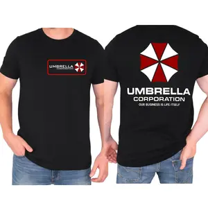 Umbrella Corporation Resident Evil Logo T-Shirt – Raccoon City Horror Game Fan Tee, Casual Short Sleeve Graphic T-shirt, Gift for friends, Gift For Fans, Unisex Tee, Full Colors