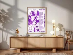 Hakari Kinji Poster, Jujutsu Kaisen Manga Panel Wall Art, Anime Decor for Room, JJK Gambling Arc Aesthetic Print, Gift For Fans