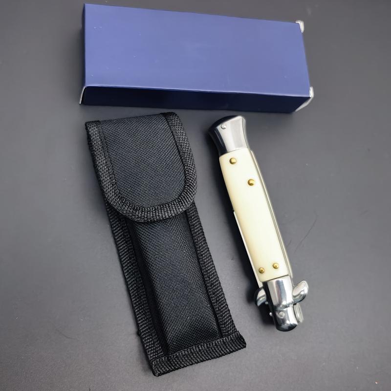 9-inch pocket knife, outdoor EDC folding knife, outdoor survival equipment, sharp blade, non slip handle, suitable for outdoor camping, fishing tools, barbecue and other purposes, holiday gifts for men and women