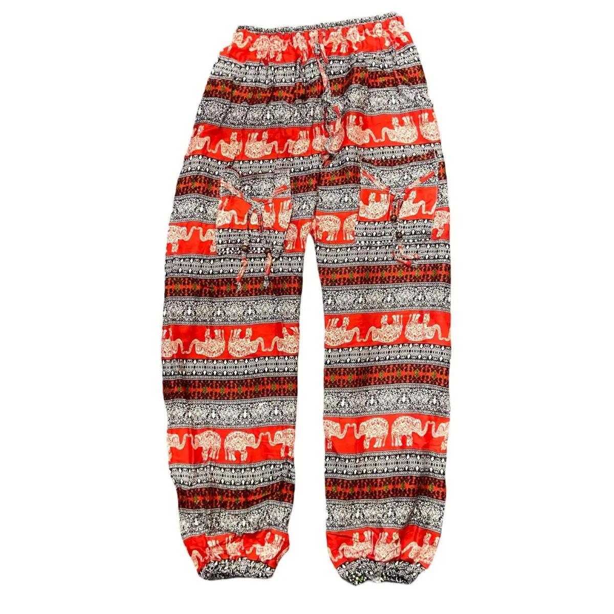Indian Elephant Print Jogger Pants