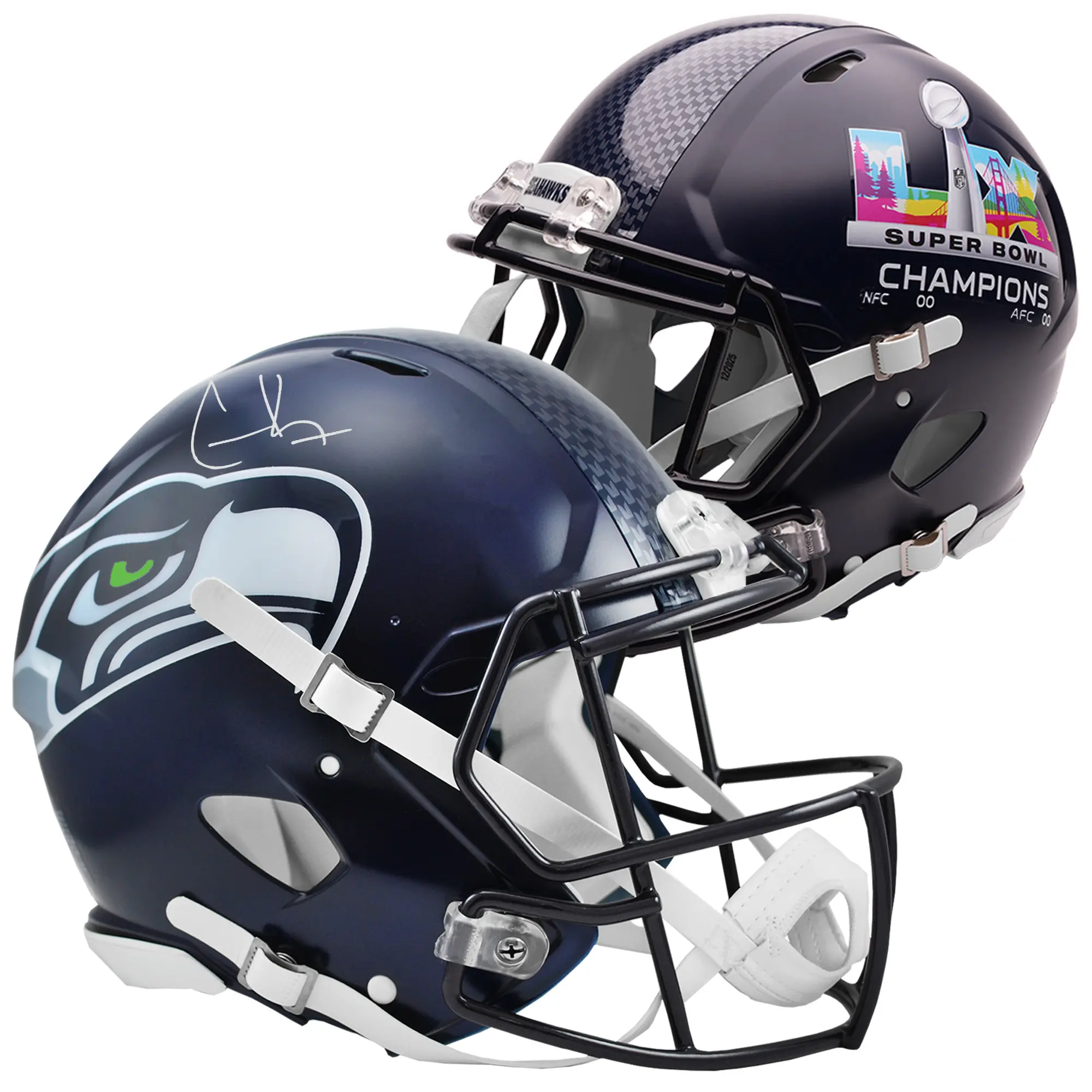 Cooper Kupp Seattle Seahawks Autographed Riddell Super Bowl LX Champions Speed Authentic Helmet