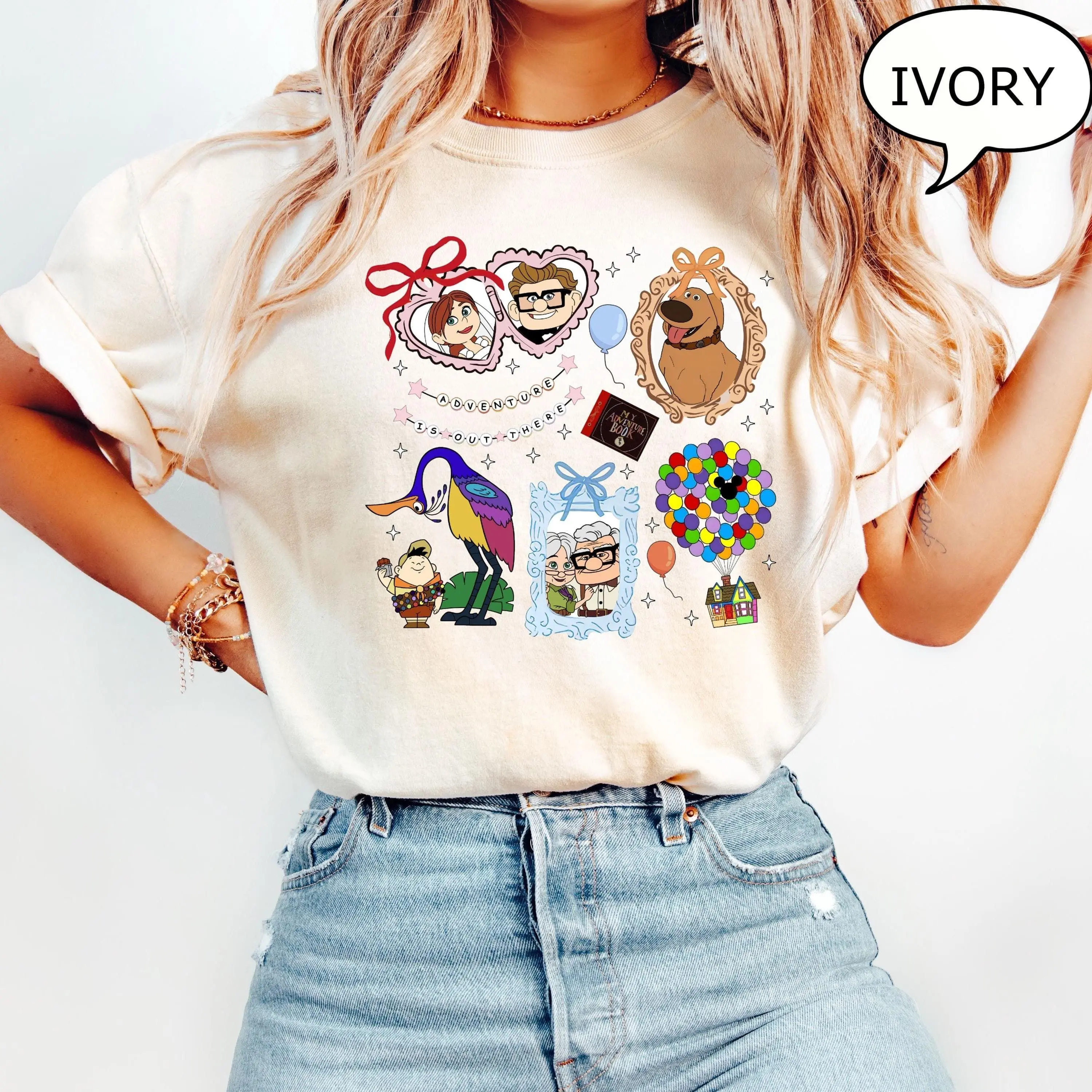 Coquette Bow Shirt, Ellie And Carl Shirt, Disneyworld Adventure Shirt, Disneyworld Couple Tees