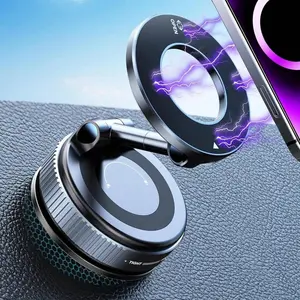 Upgraded 360° Nano Gel Vacuum Magnetic Phone Holder, Car Phone Holder , Suction Cup Phone Mount For Car/For IPhone 17 Pro Max