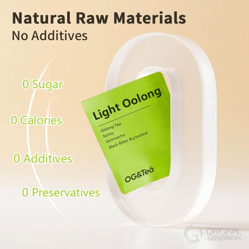 2.0 Wloss Tea Light Oolong 60g（6g×10packs）With Black Oolong Barley Brown Rice Tartary Buckwheat