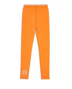 Chrome Hearts Horseshoe Logo Leggings Orange White (W)