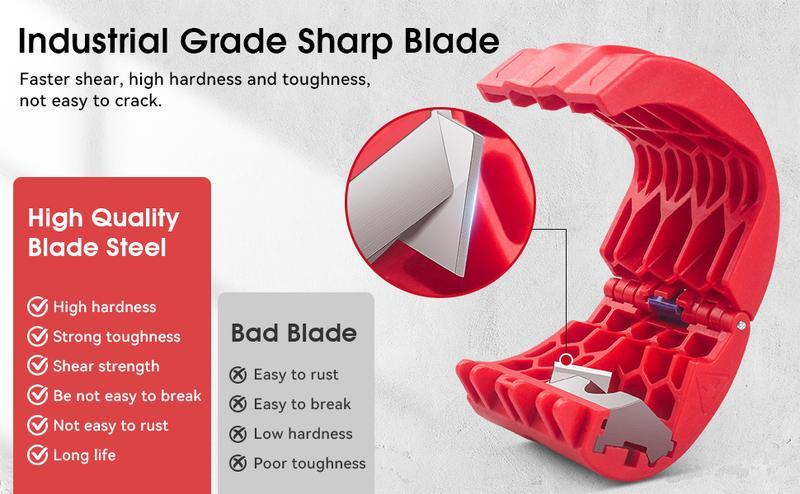 Professional PVC & Plastic Pipe Cutter Tool 9022 10 BK, 20-50mm Size Cutter for Plastic Pipes and Sealing Sleeves, Durable Plumbing Hand Tool.