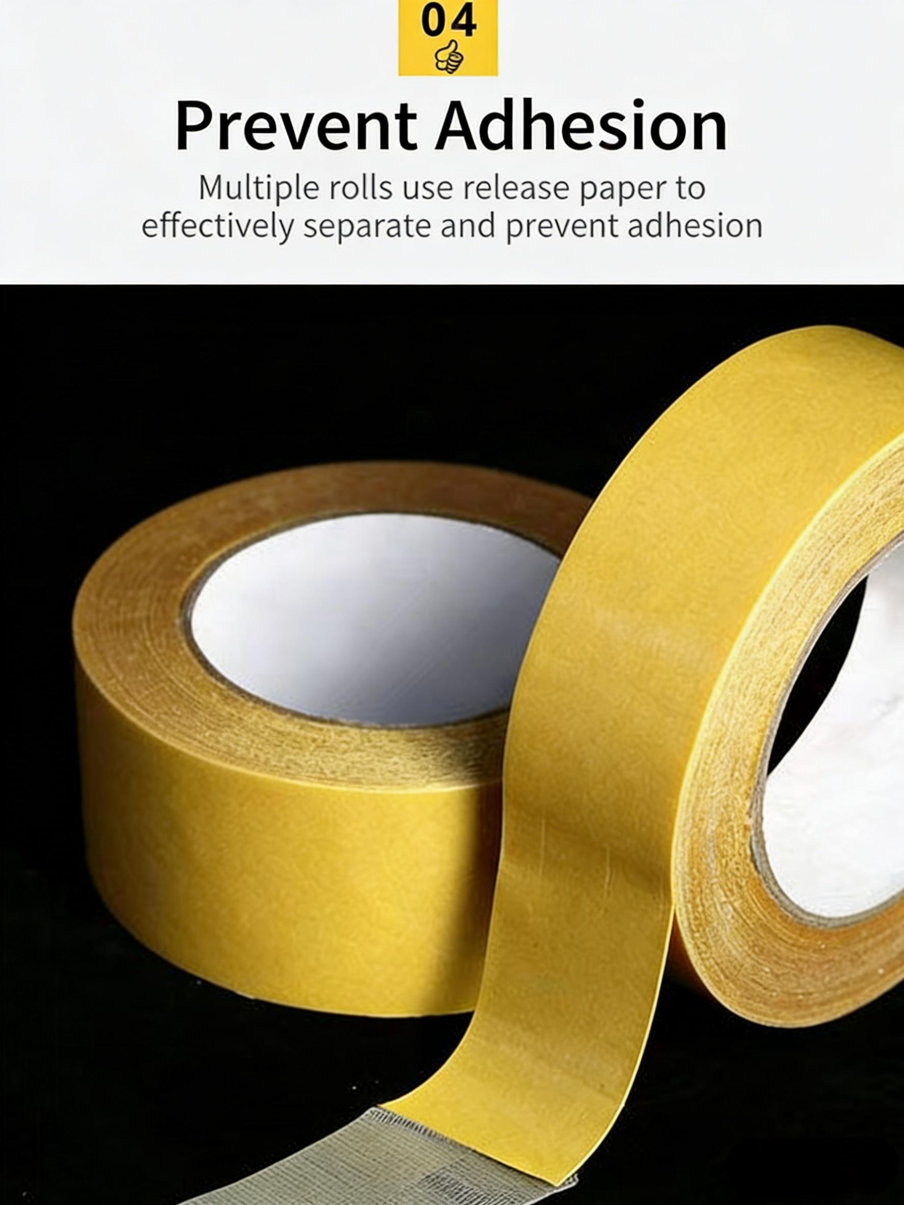 Heavy-Duty Double Sided Tape, Strong Adhesive, Waterproof & Removable, No Residue, Ideal for Carpet, Wallpaper, Balloons & Home Use Heavy-Duty Double Sided Tape, Strong Adhesive, Waterproof & Removable, No Residue, Ideal for Carpet, Wallpaper, Balloons & Home Use