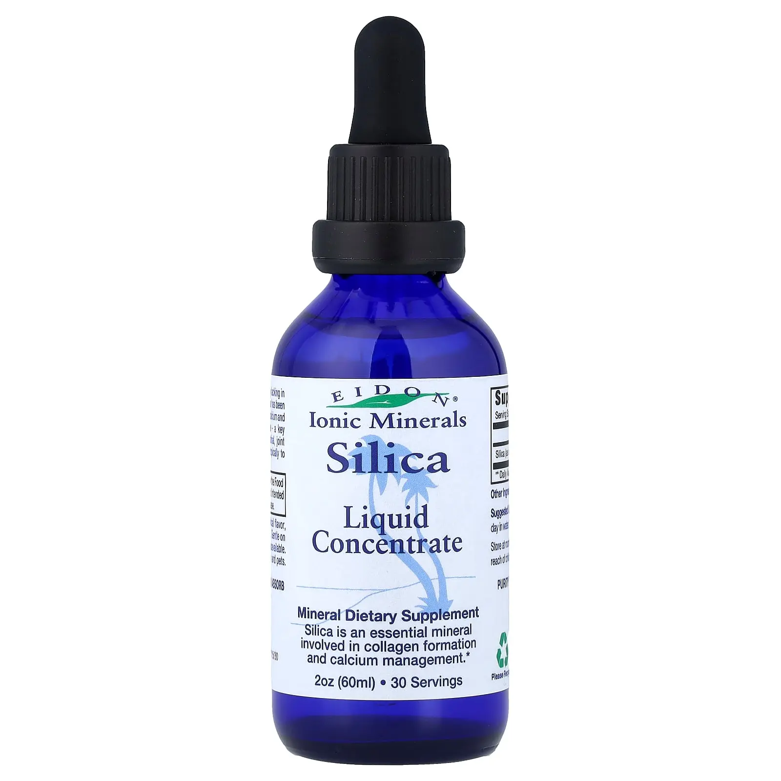 Eidon Ionic Minerals Silica, Liquid Concentrate, 2 oz (60 ml)