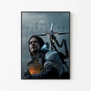 [Gaming Collection - Sale Up To 40%] [Unframe] Death Stranding Sam Porter Bridges Poster, Character Game Wall Art, Post-Apocalyptic Hero Artwork, Gamer Room Decor, Collector Gift