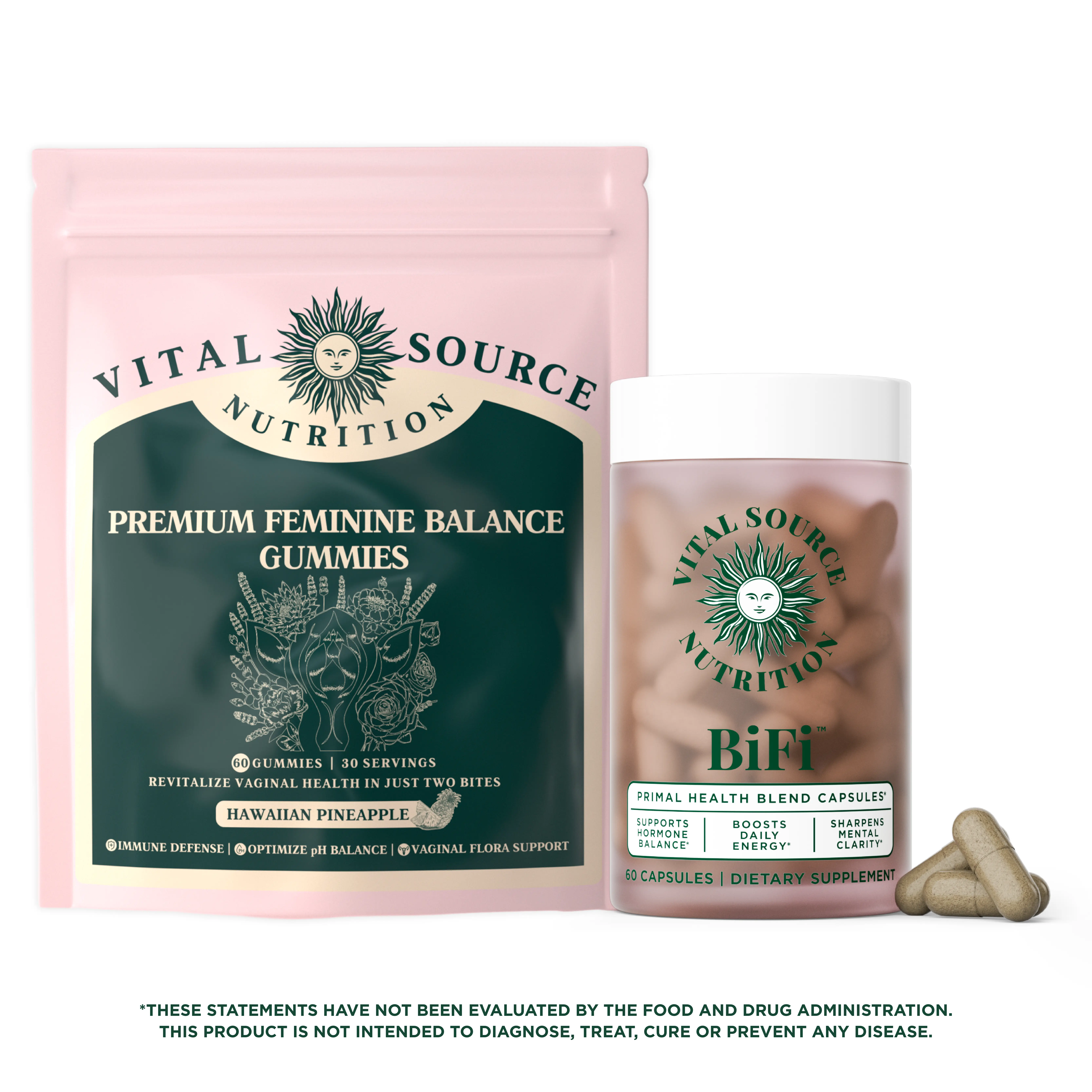 Hormonal Balance Bundle - Feminine Balance Gummies + Primal Health Blend Capsules