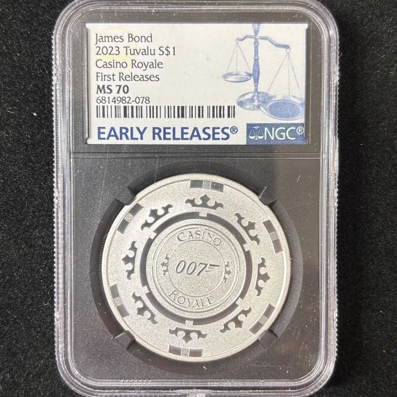 2023 Tuvalu 1 Dollar 1oz 9999 Pure Silver Coin