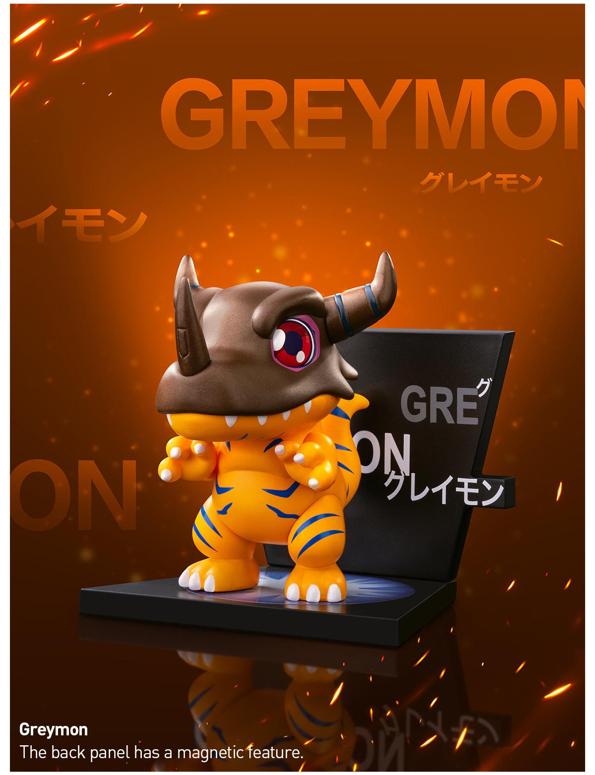 POP MART Digimon Adventure Fridge Magnet Series Figures POP MART Digimon Adventure Fridge Magnet Series Figures