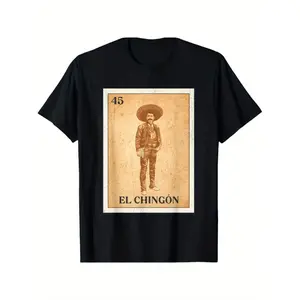 El Chingon Zapata Mexican Bingo Themed TShirt