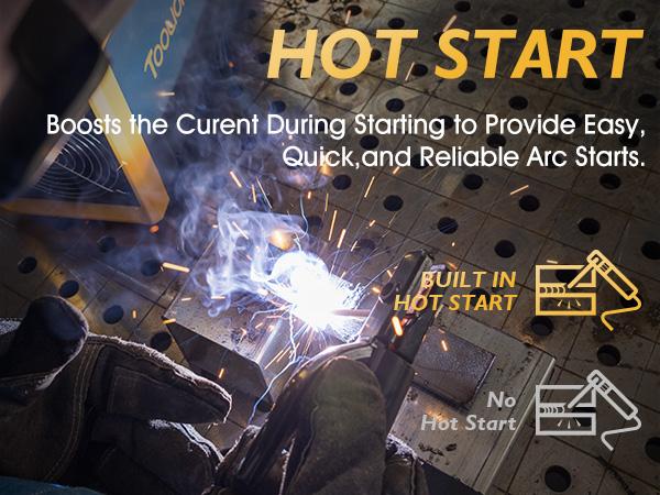 TOOLIOM 135A 110V Stick Welder, MMA Arc Welder Machine DC Inverter Welder with Digital Display, Portable Welding Machine