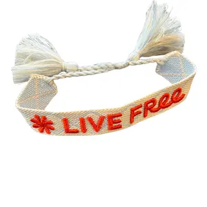 Live Free Tassel Bracelet