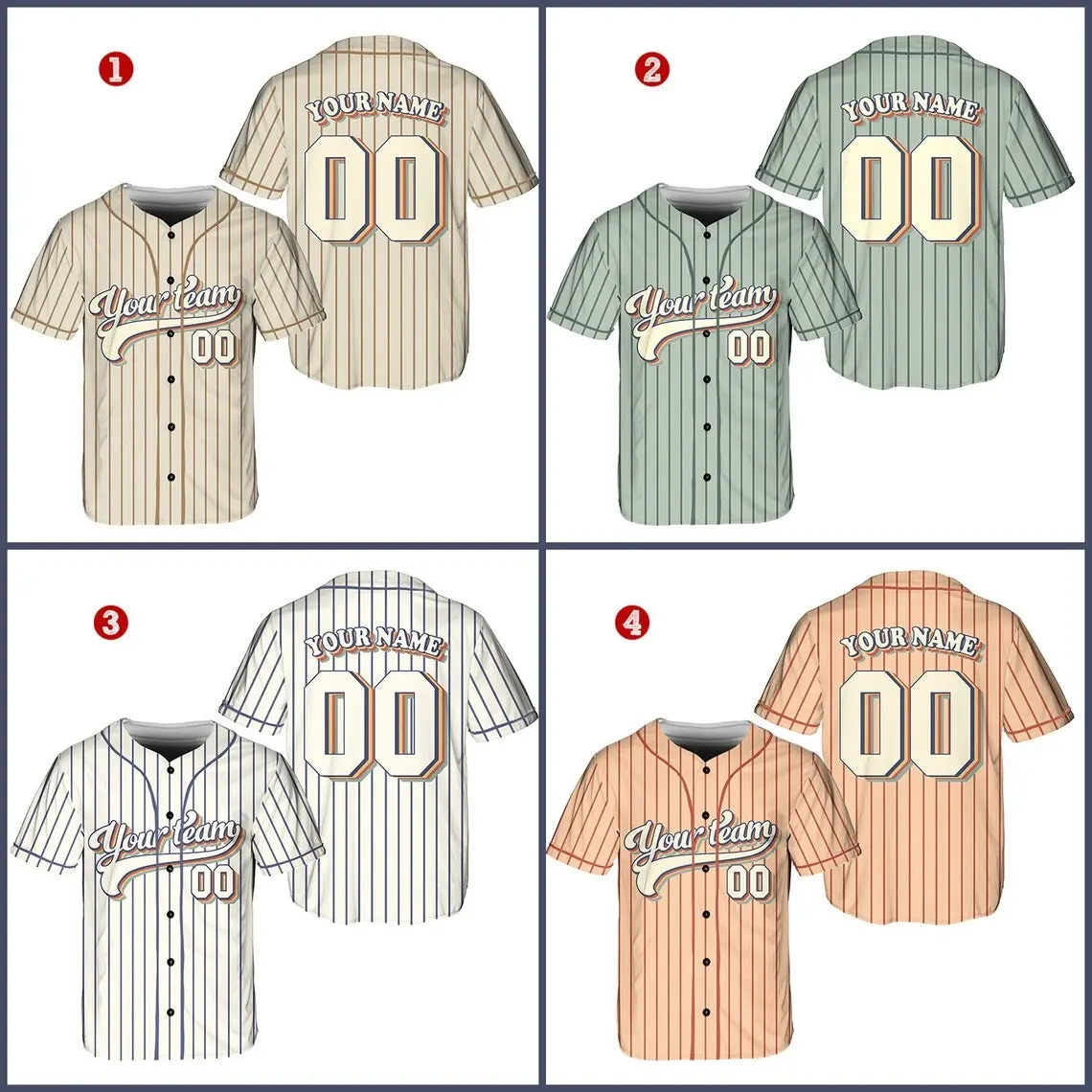 Personalized Vintage Team Name And Number Baseball Jersey, Custom Baseball Jersey Shirt, Baseball Jersey Uniform For Baseball Fans Lovers #Baseball