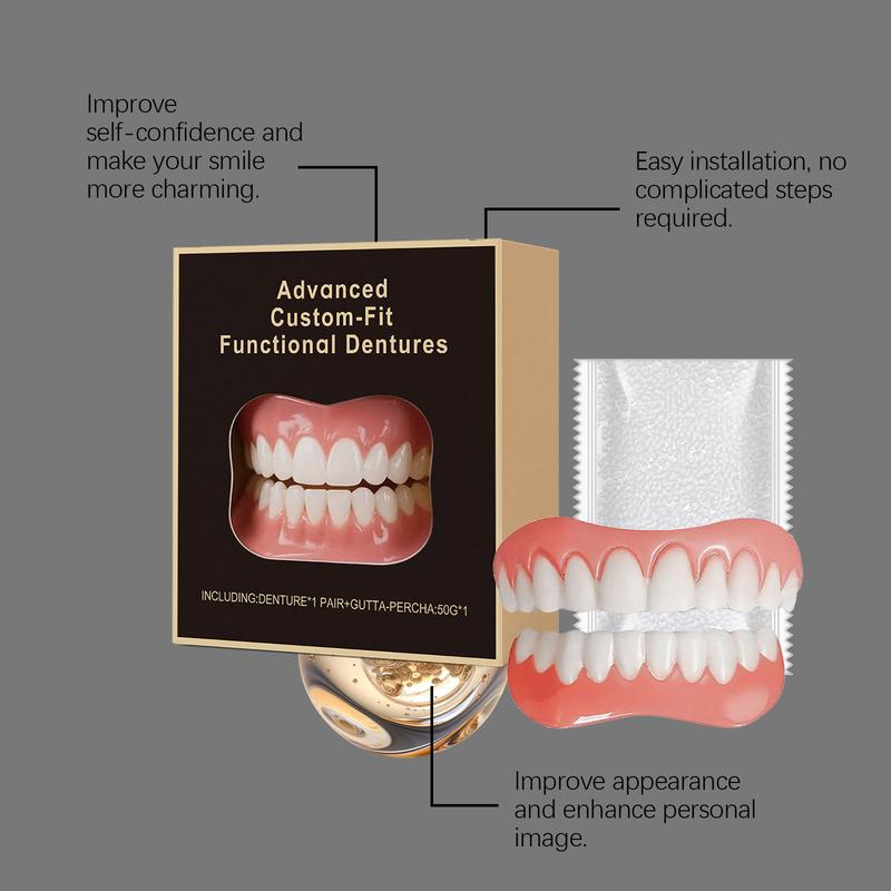 Temporary Dental Cosmetic Veneer Kit Comfortable Tooth Appearance Cover Smile Enhancement Teeth Beauty Kit