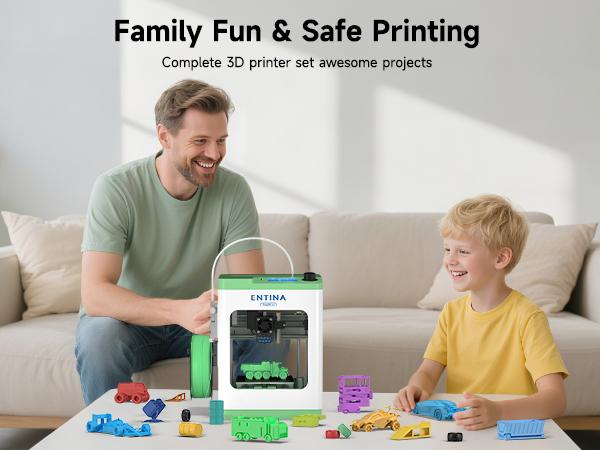 Mini 3D Printer for Kids and Beginners,Huge Toy Library,Tina2S 3D Printer with WiFi Cloud Printing, Fully Assembled and High Precision Printer with Smart Control and Heated Spring Steel Build Plate ,Wireless,Children's creative toys DIY Mini 3D Printer for Kids and Beginners,Huge Toy Library,Tina2S 3D Printer with WiFi Cloud Printing, Fully Assembled and High Precision Printer with Smart Control and Heated Spring Steel Build Plate ,Wireless,Children's creative toys DIY