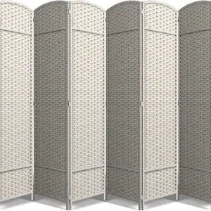 Sorbus 6ft 8-Panel Folding Room Divider Mesh Privacy Screen