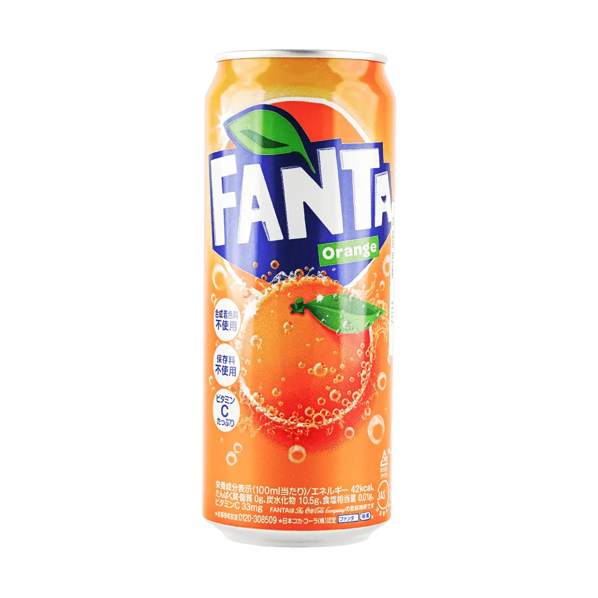Fanta Orange Soda Japan Import - 500ml Bottle - Refreshing Citrus Flavor