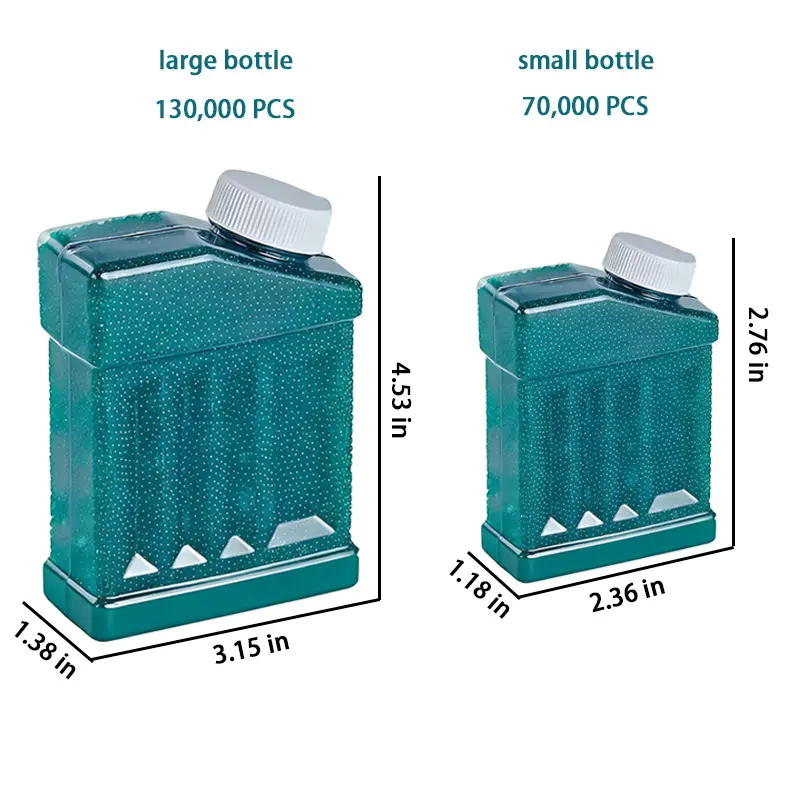 Expanding balls, 7–8 mm; one bottle contains approximately 130,000 pieces, for expanding balls in hydroponic toys. Suitable for hydroponic systems and soil-less plant cultivation, hydroponic decorations, vase decorations.