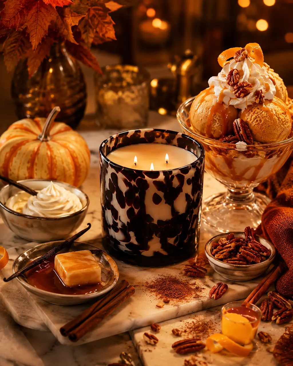 Pumpkin Caramel Sundae