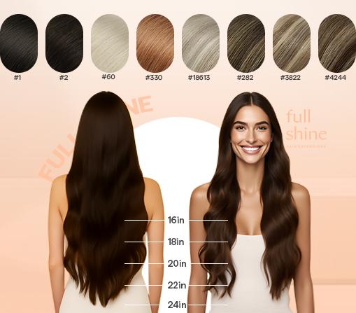 Full Shine Butterfly Weft Hair Extensions Invisible Weft Human Hair Pu Hole Weft OVO Weft For Women