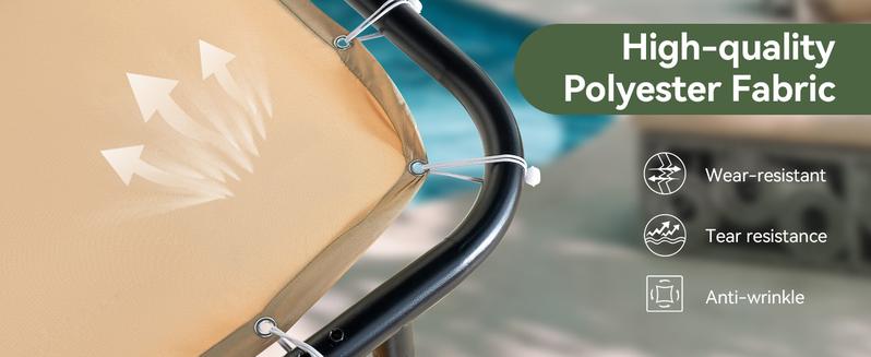 Aoxun 3-Size Lean-to Gazebo | Outdoor Pergola (8x5/10x6/10x12) | UPF50+ UV Resistant Waterproof Canopy | Wall-Mounted Sloped Roof Awning for Patio Backyard Deck Garden | Khaki Sun Rain Protection