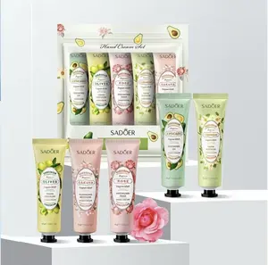 5PCS style Fruity Scent Hand Cream- Moisturizing Hand Cream for Women & Men - Random Scent - Daily Hydration & Nourishment - Compact & Convenient - Soothes Cracked Hands