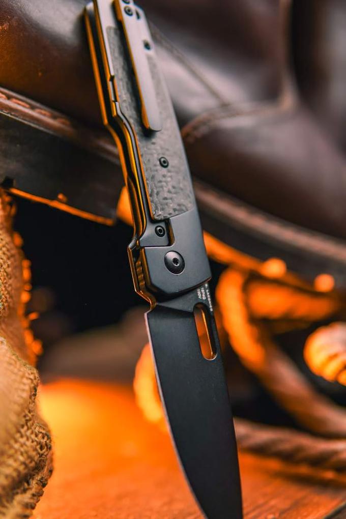 Artisan Cutlery Gambit Pocket Folding Knife with CPM S90V Steel Blade and Titanium Handle Design By Ray Laconico