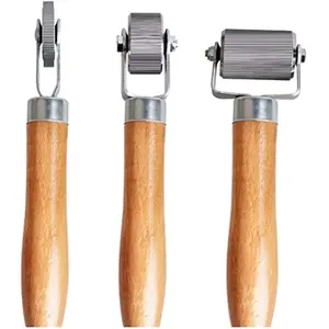 Car Sound Deadener Roller Tool – 3-Piece Metal Rolling Wheel Set for Auto Noise Reduction Installation, Interior Car Accessories