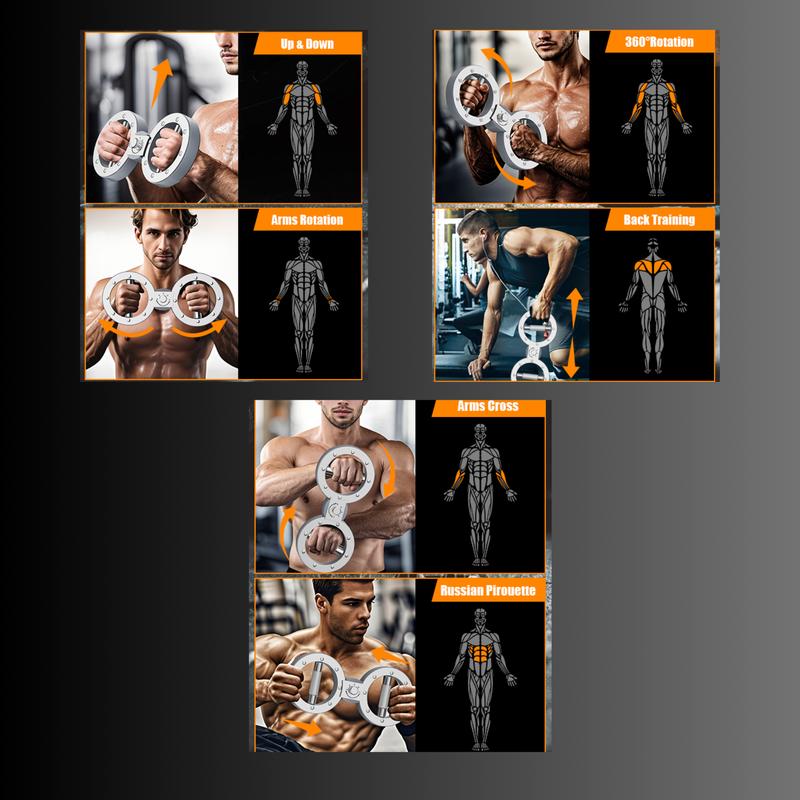 Arm exercise equipment, Spinning Rotator Burn Machine, 12LB Arm Exercise Equipment with Adjustable Resistance, Forearm Trainer